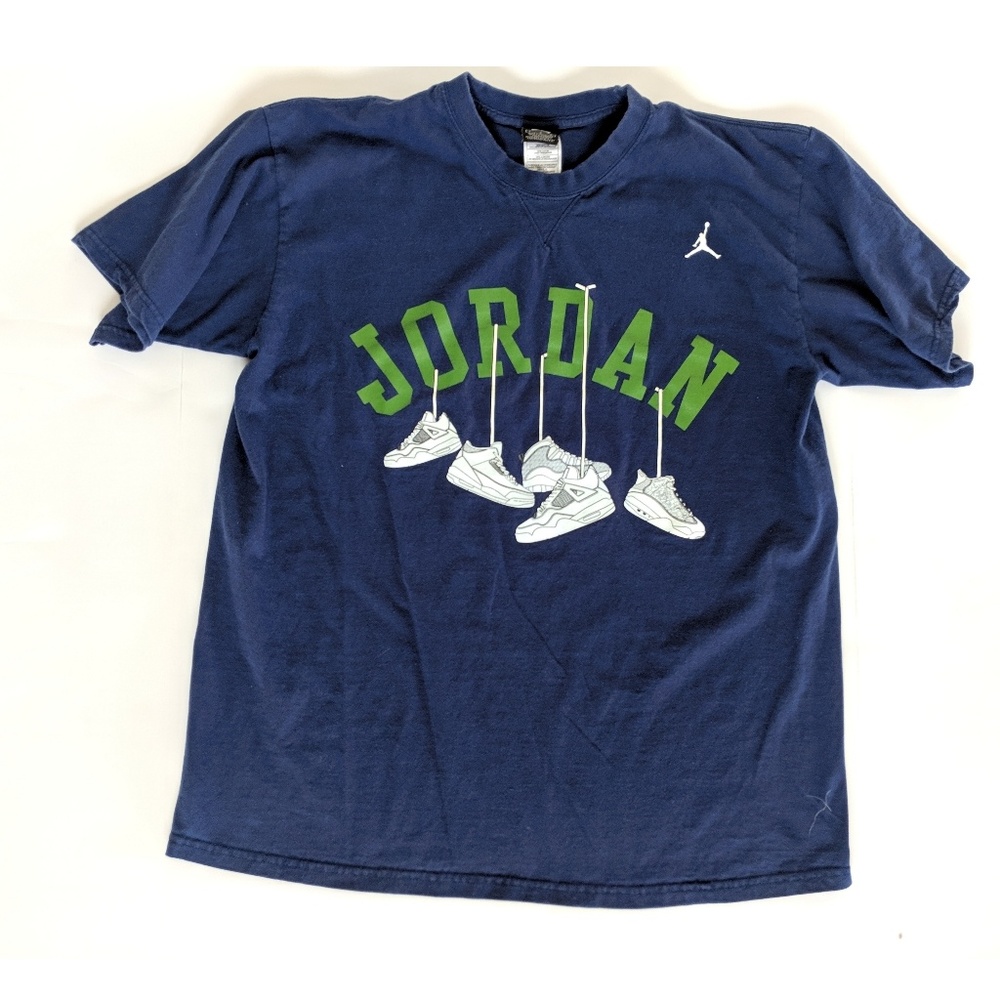 Vintage Nike Jordan Shoes on a Wire Shirt, L